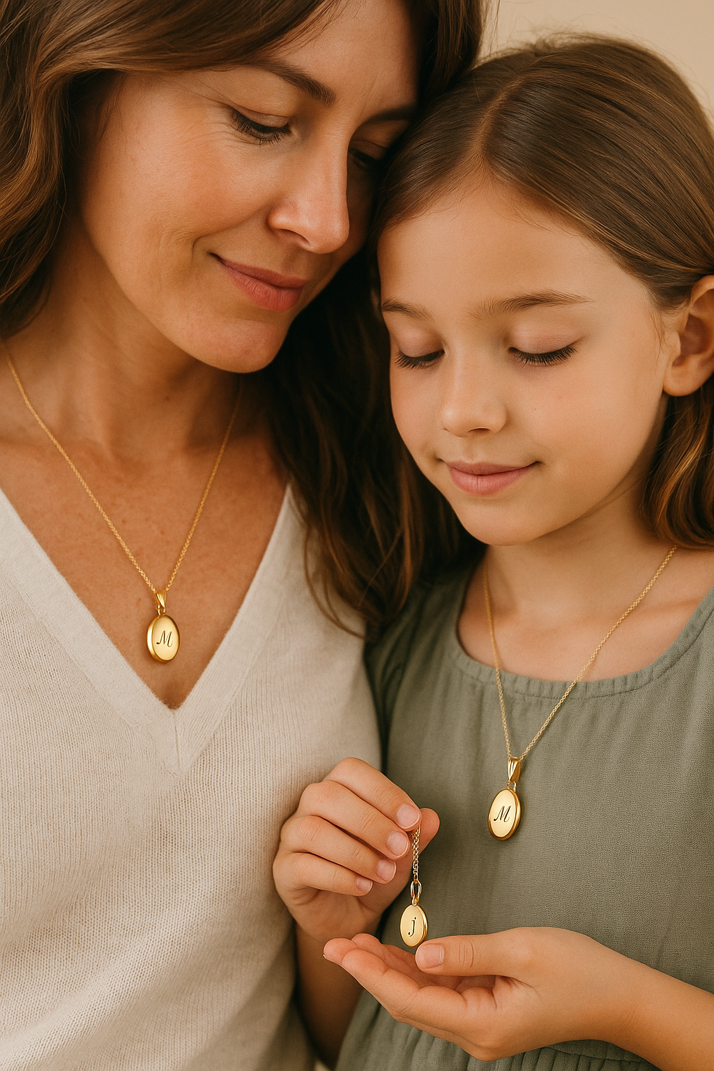 Personalized 14k Gold Oval Locket