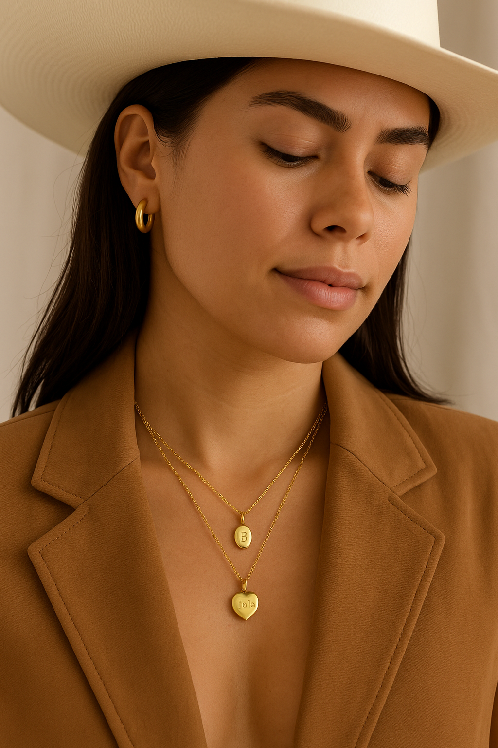 Personalized 14k Gold Heart Locket