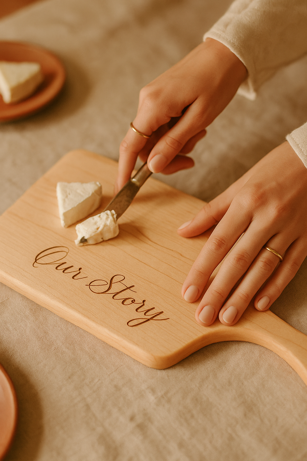 Personalized Engraved Walnut or Maple Cutting Board