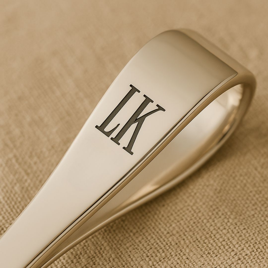 Gorham Sterling Silver Loop Handle Baby Spoon – Personalized Heirloom Gift