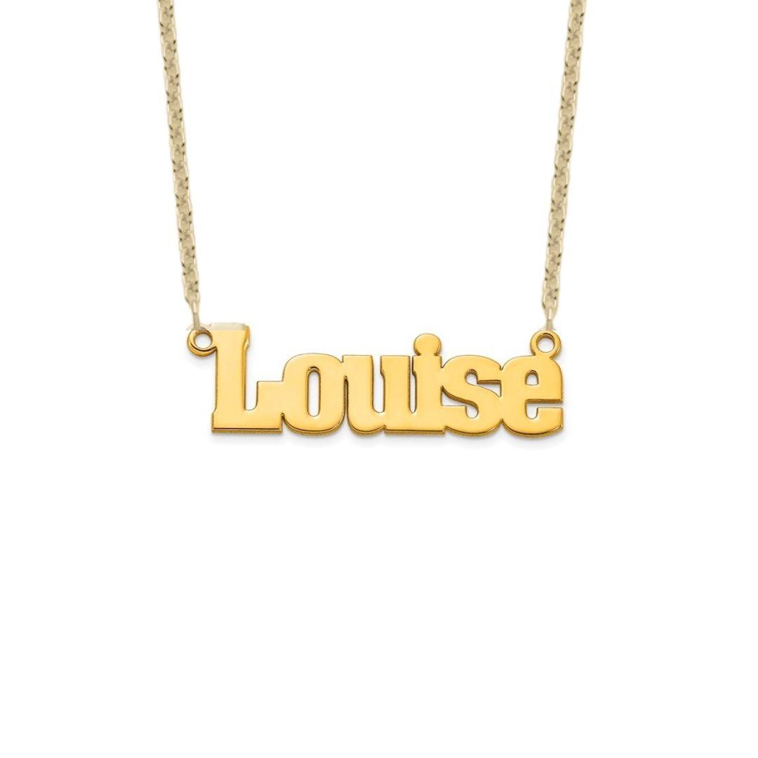 Block Name Necklace - Elisha Marie Jewelry