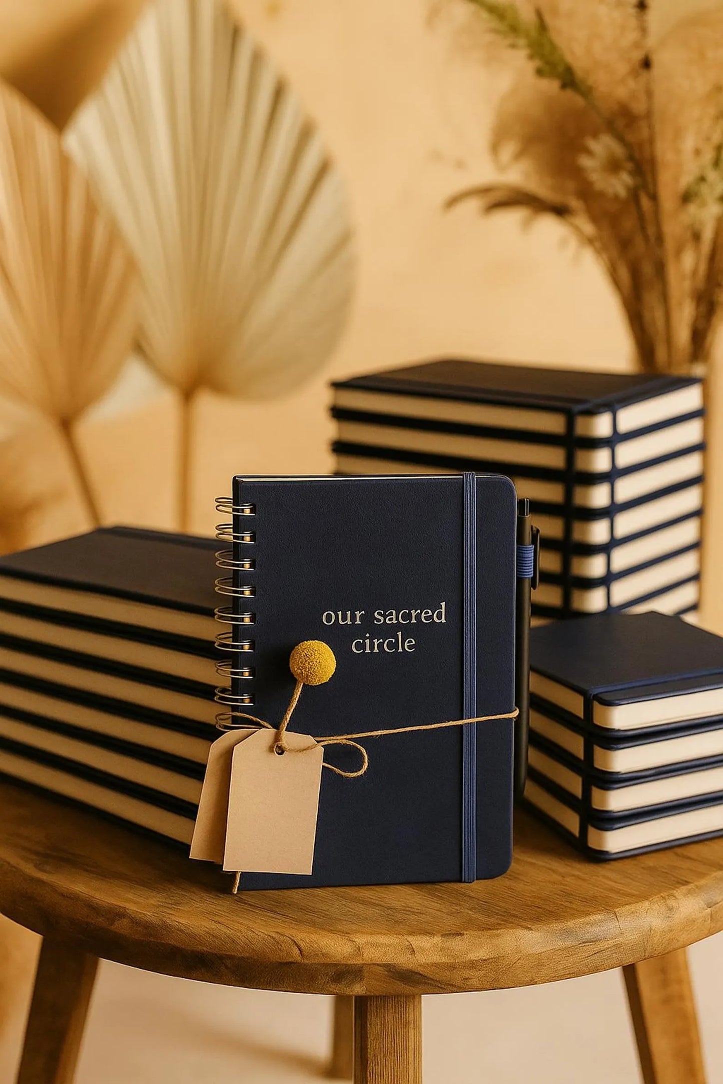 Personalized Vegan Leather Spiral Notebook