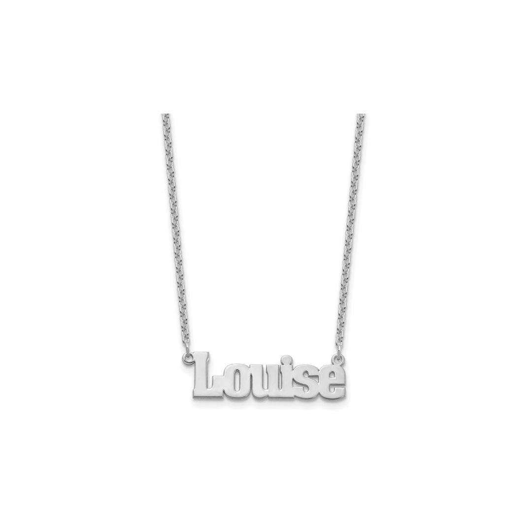 Block Name Necklace - Elisha Marie Jewelry